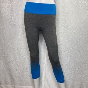 Fc ombré gray blue leggings athletic‎ Capri